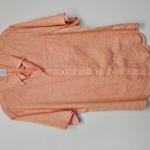 Brooks Brothers linen short sleeve button up